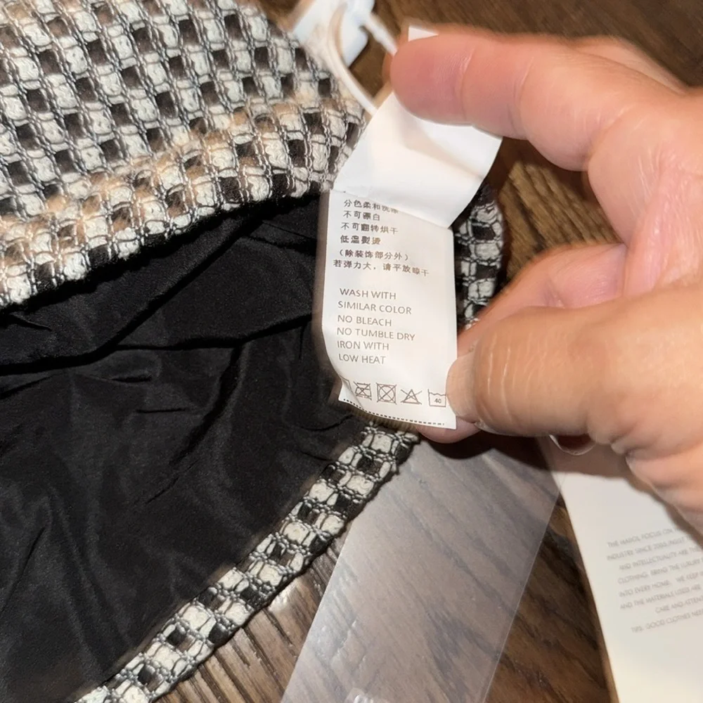 Jane Diffuse Maiiol Houndstooth Tweed Crop Jacket - Picture 5 of 6